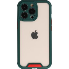 iPhone 13 Pro Max Case Hülle - Dual Tone Bumper Mat Glass - Dunkelgrün