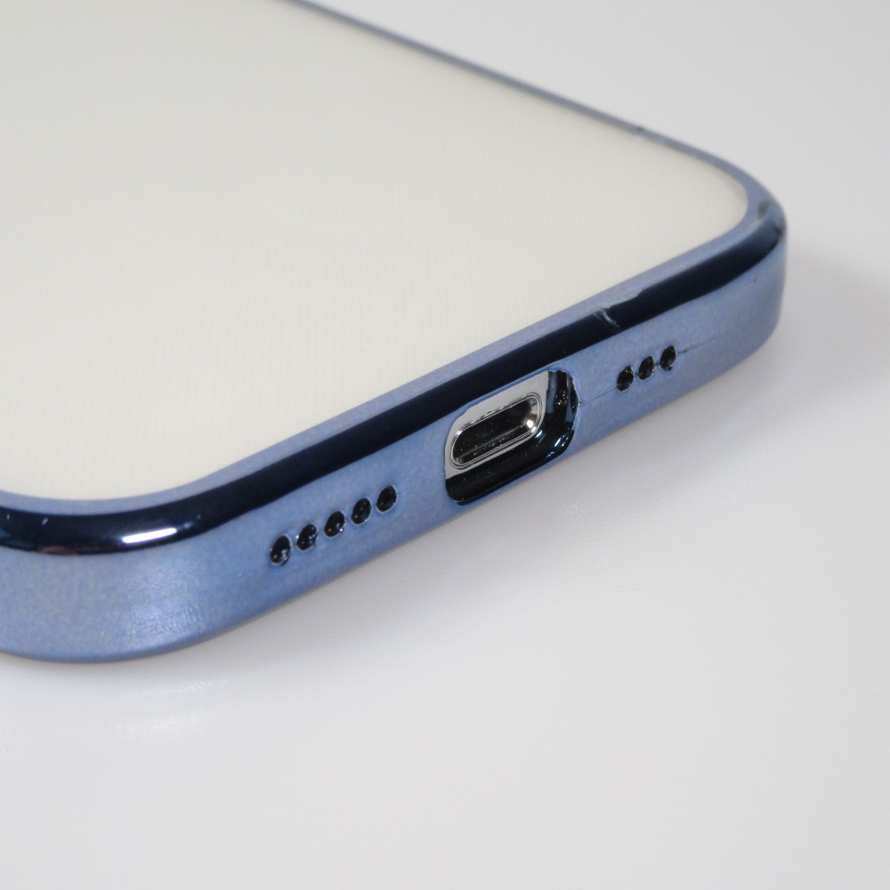 iPhone 14 Case Hülle - Electroplate - Blau