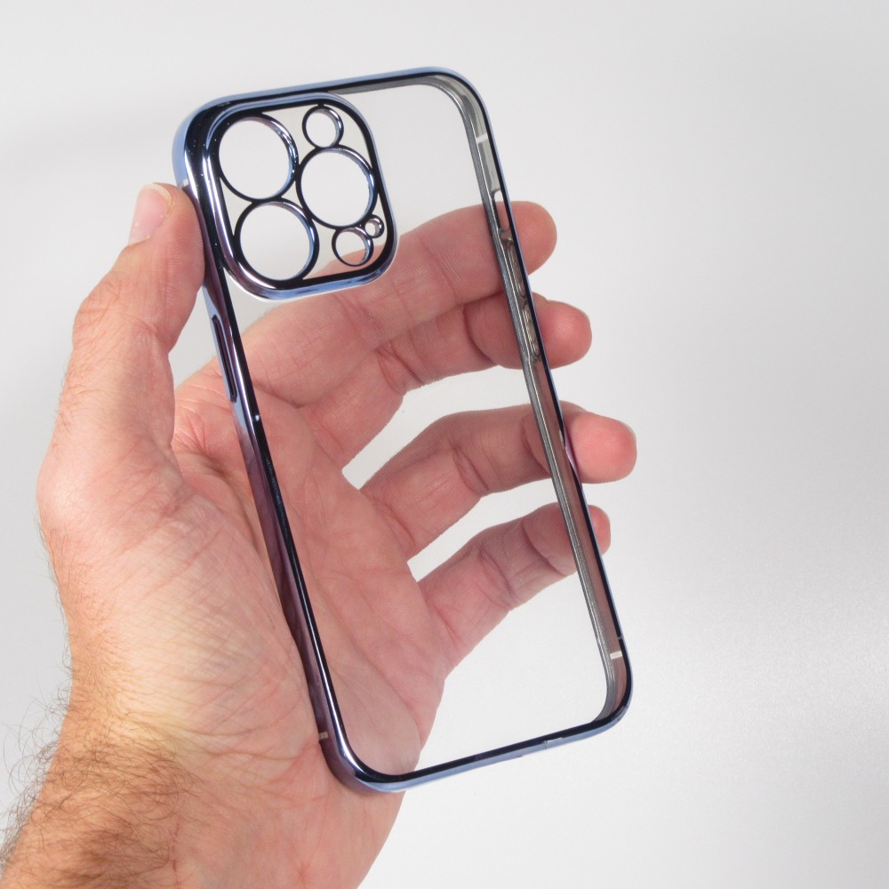 iPhone 14 Case Hülle - Electroplate - Blau