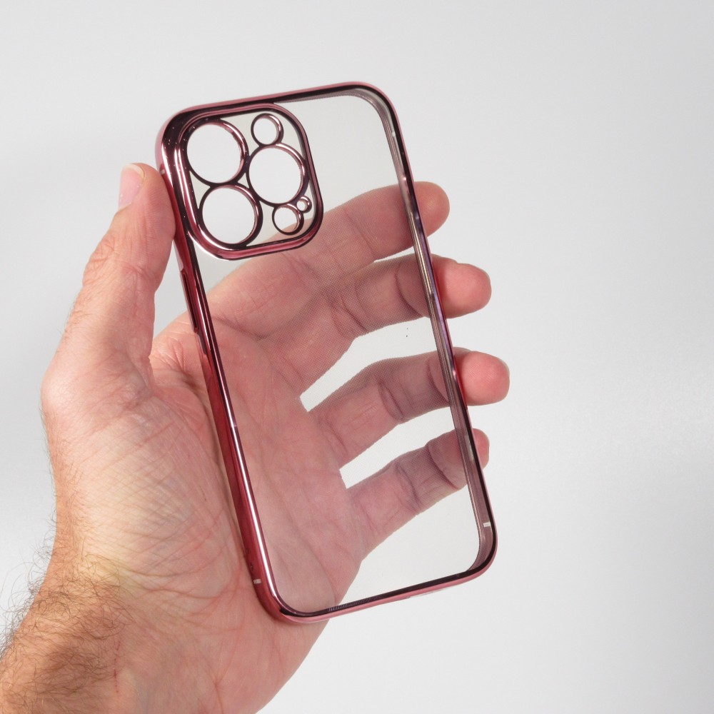 Coque iPhone 14 - Electroplate - Rose