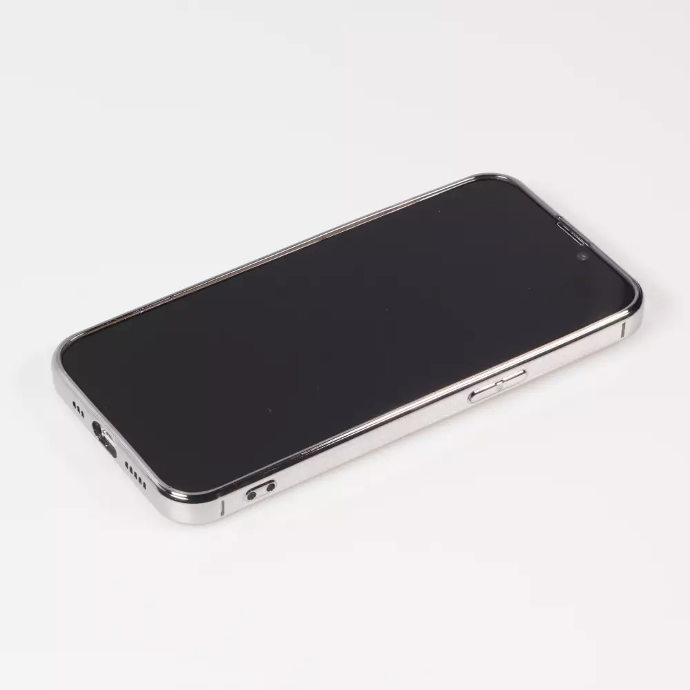 Coque iPhone 14 Pro - Electroplate - Argent
