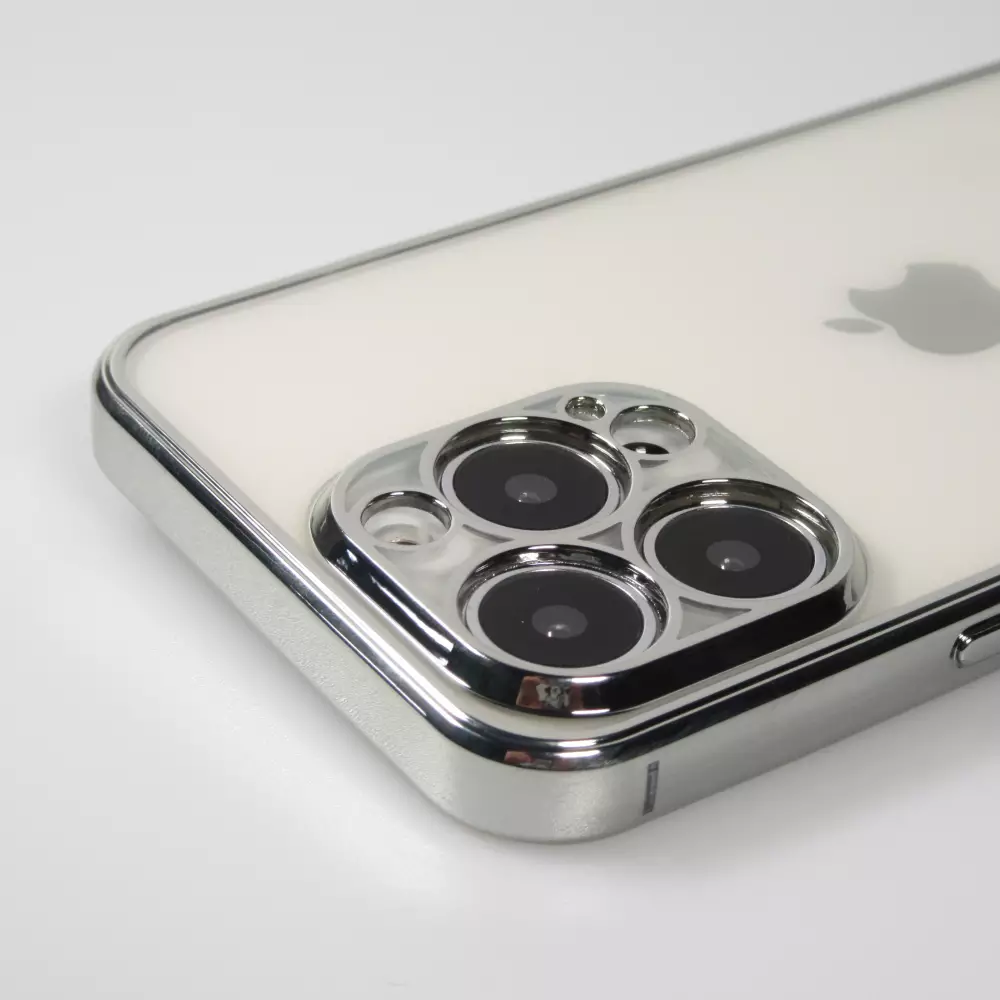 Coque iPhone 14 Pro - Electroplate - Argent