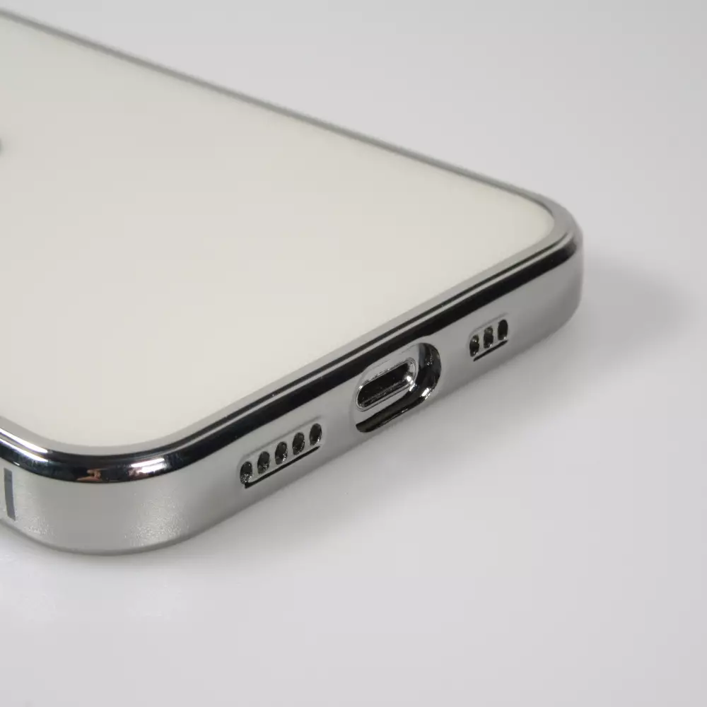 Coque iPhone 14 Pro - Electroplate - Argent