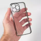 Coque iPhone 14 Pro - Electroplate - Argent