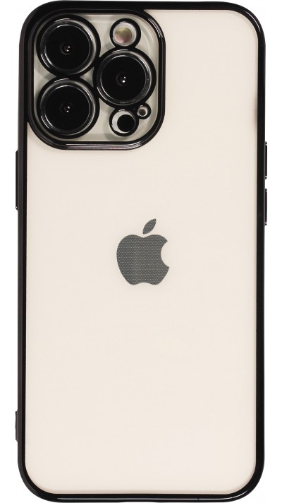 Coque iPhone 14 Pro Max - Electroplate - Noir
