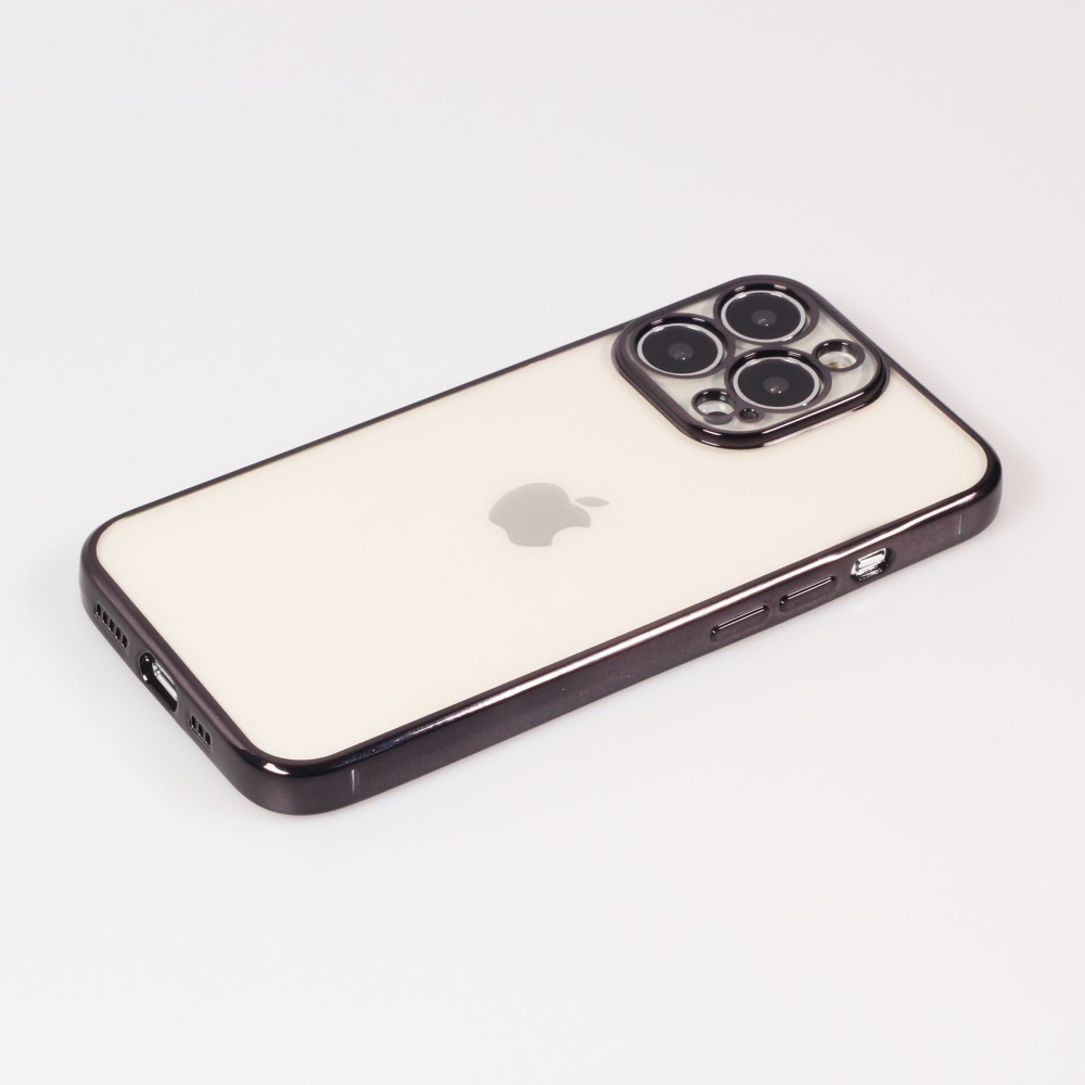 Hülle iPhone 14 Pro - Electroplate - Schwarz