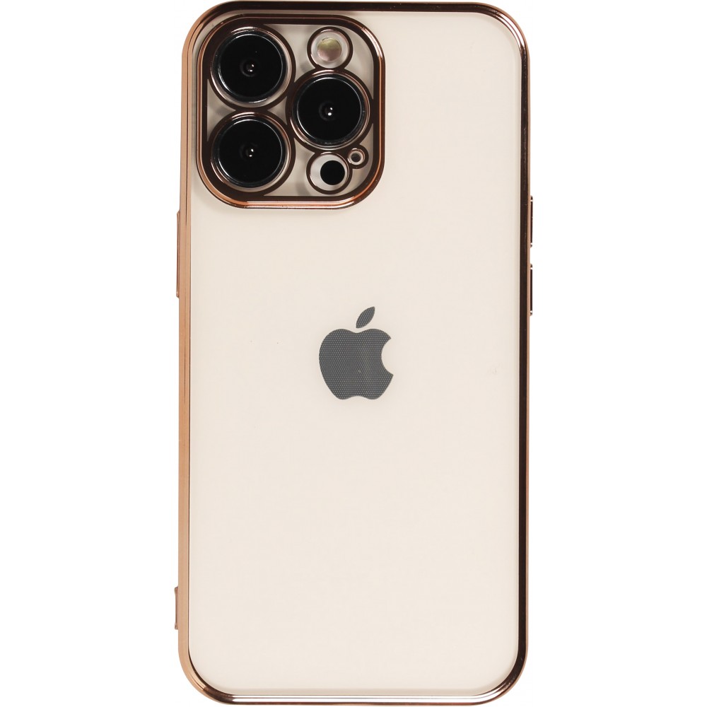 Coque iPhone 14 - Electroplate - Or