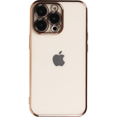 Coque iPhone 14 - Electroplate - Or
