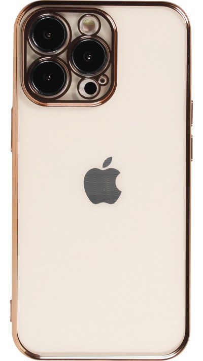 Coque iPhone 14 Pro Max - Electroplate - Or