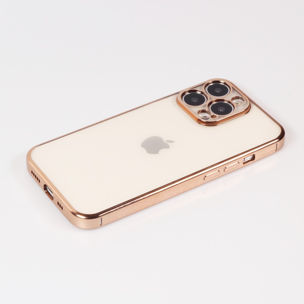 Coque iPhone 14 - Electroplate - Or