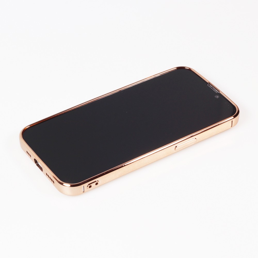 Coque iPhone 14 - Electroplate - Or