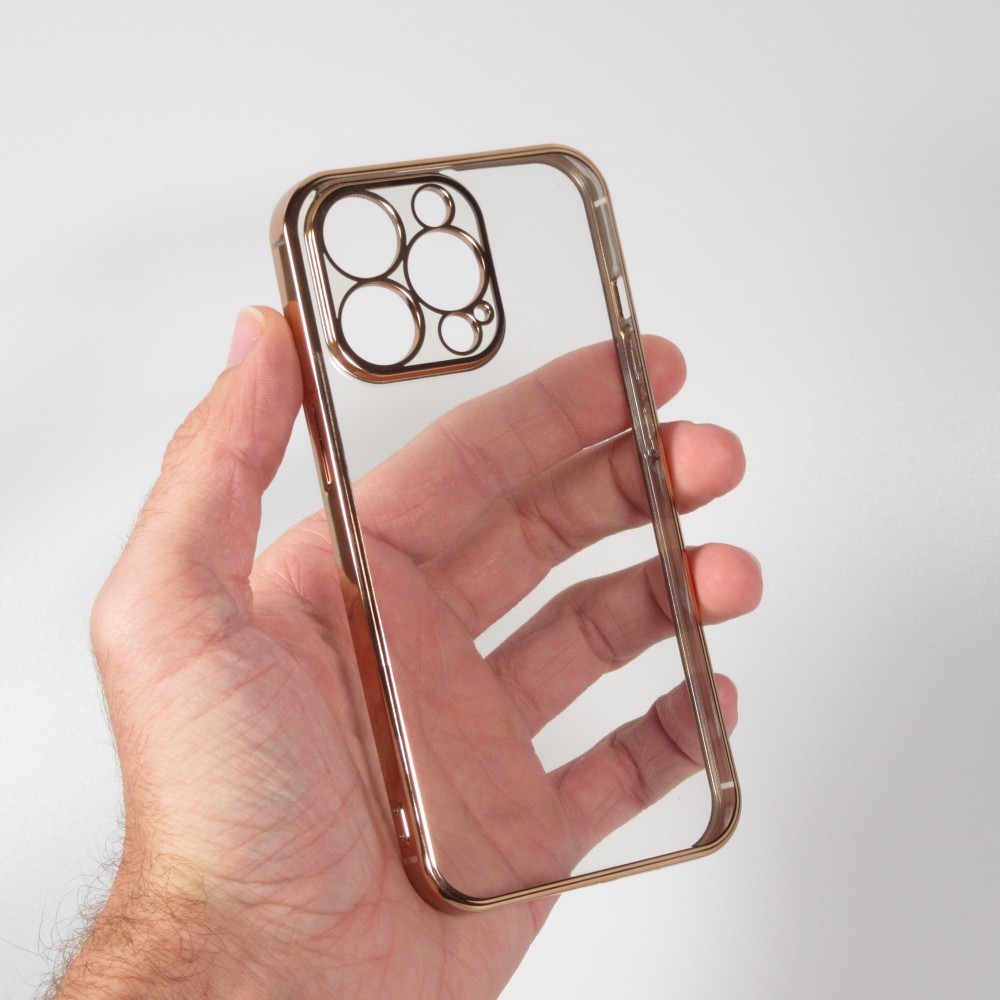 Coque iPhone 14 - Electroplate - Or