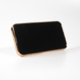 Hülle iPhone 13 Pro Max - Gummi Bronze mit Ring - Rosa