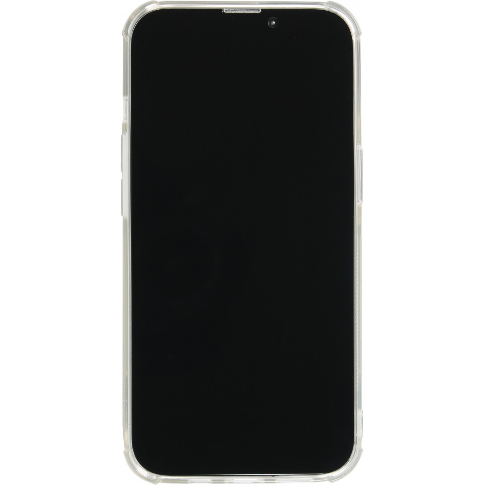 Hülle iPhone 15 Pro Max - Gummi Bumper Kartenhalter - Transparent