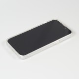 Hülle iPhone 15 Pro Max - Gummi Bumper Kartenhalter - Transparent