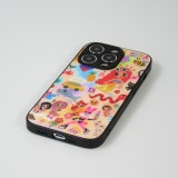 Coque iPhone 13 Pro Max - Karol G Hot cartoons avec surface brillante et bords en silicone noir