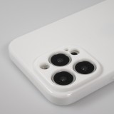 Hülle iPhone 13 Pro Max - Gummi - Weiss