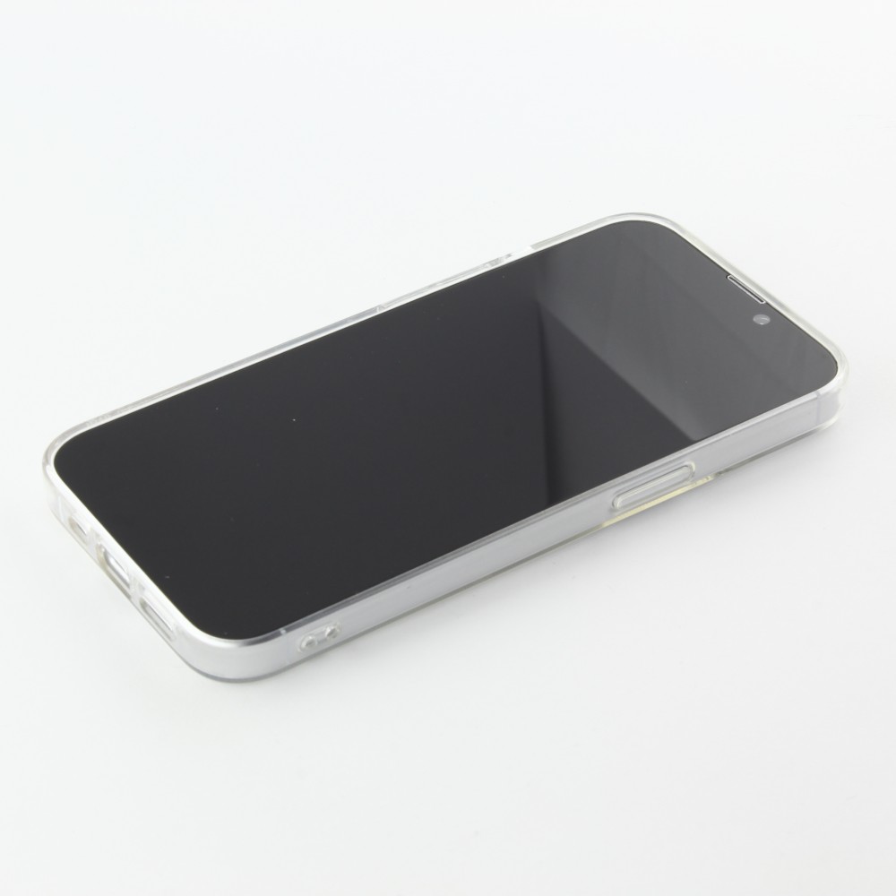 Coque Samsung Galaxy S24 - Gel petit coeur transparent - Blanc