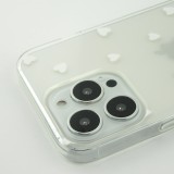 Coque Samsung Galaxy S24 - Gel petit coeur transparent - Blanc