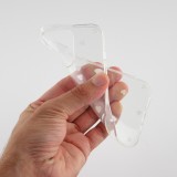 Coque Samsung Galaxy S24 - Gel petit coeur transparent - Blanc