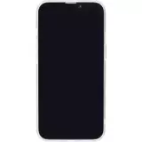 Coque iPhone 16 Plus - Gel petit coeur transparent - Noir