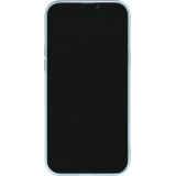 iPhone 15 Pro Max Case Hülle - Gummi weich mit Kameraschutzglas MagSafe - Blau