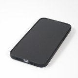 Coque iPhone 15 Pro Max - Gel souple avec vitre de protection caméra MagSafe - Noir