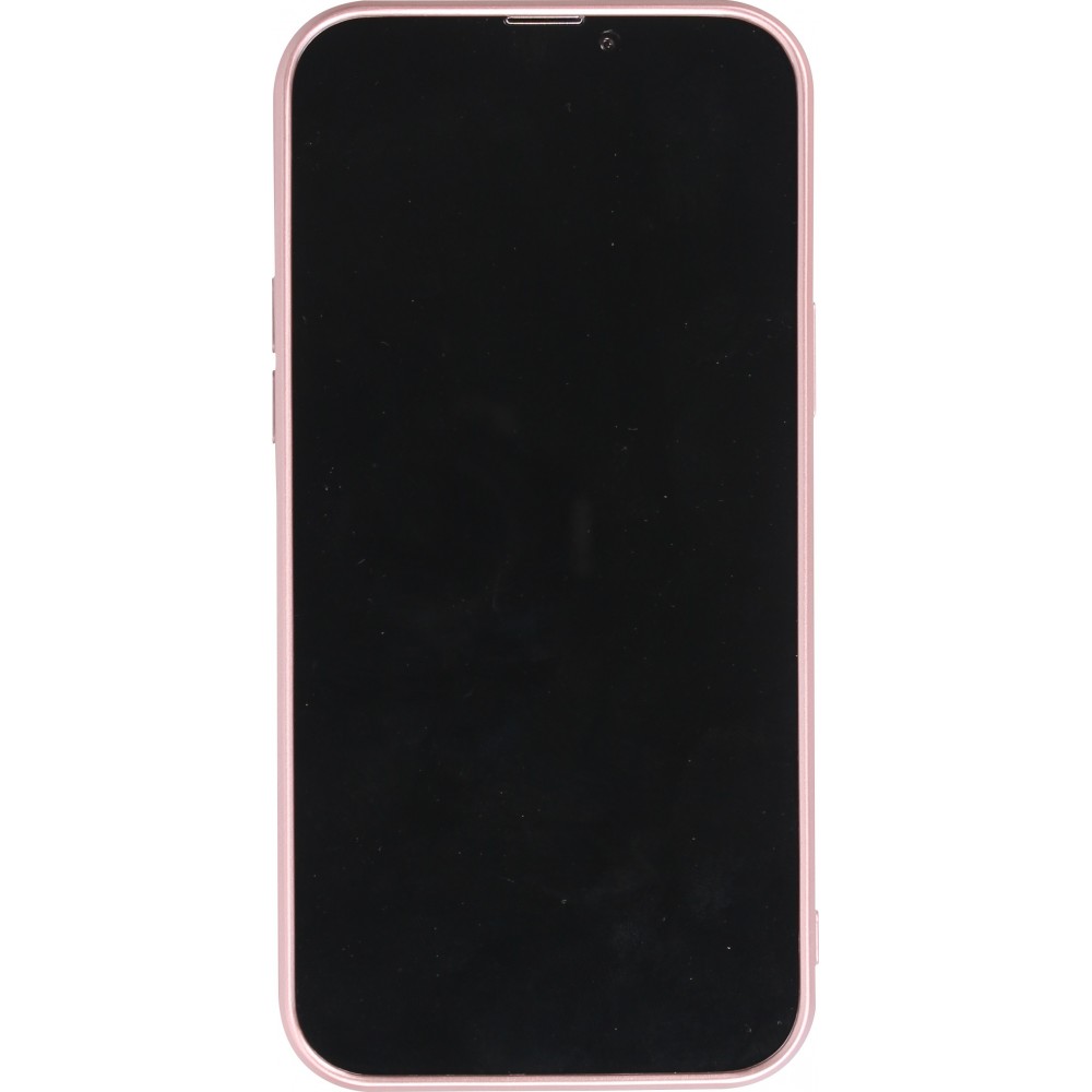 Coque iPhone 14 Pro - Gel souple avec vitre de protection caméra MagSafe - Rose