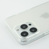 iPhone 15 Pro Case Hülle - Gummi Transparent Silikon Gel Simple Super Clear flexibel