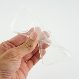 iPhone 14 Pro Case Hülle - Gummi Transparent Silikon Gel Simple Super Clear flexibel