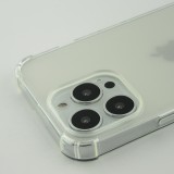 iPhone 14 Pro Max Case Hülle - Gummi Transparent Gel Bumper mit extra Schutz für Ecken Antischock