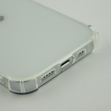 iPhone 13 Pro Case Hülle - Gummi Transparent Gel Bumper mit extra Schutz für Ecken Antischock