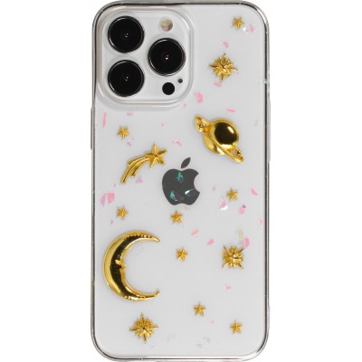 Coque iPhone 13 Pro - Glass 3D Espace - Transparent