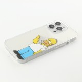 iPhone 16 Pro Max Case Hülle - Gummi cartoon Homer Simpson