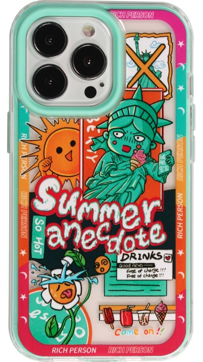 iPhone 13 Pro Max Case Hülle - Hybride Fun Style Summer anecdote