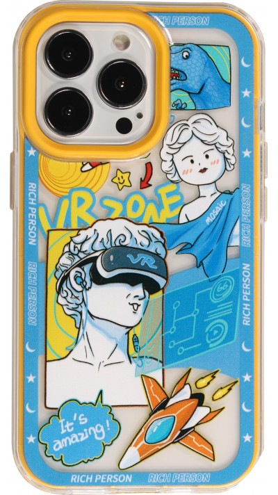 Coque iPhone 13 Pro - Hybride Fun Style VR zone
