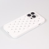 Hülle iPhone 13 Pro Max - Luxury gewölbt Diamant - Weiss