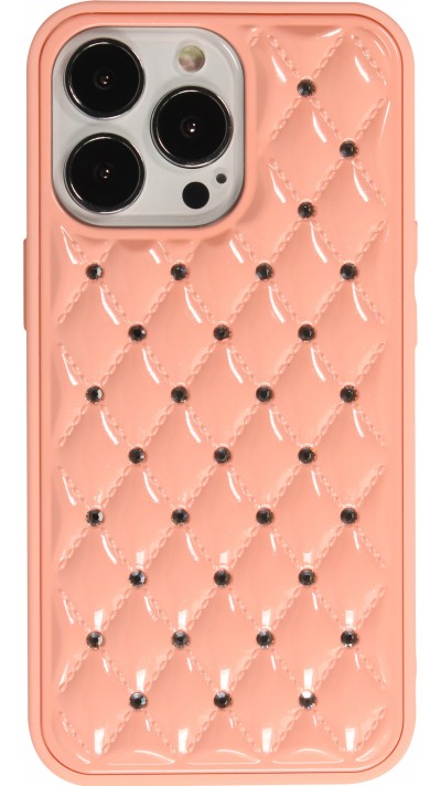 Hülle iPhone 13 Pro - Luxury gewölbt Diamant - Rosa
