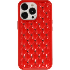 Hülle iPhone 13 Pro Max - Luxury gewölbt Diamant - Rot
