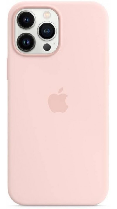 Coque iPhone 13 Pro Max - Apple silicone soft touch MagSafe - Rose clair