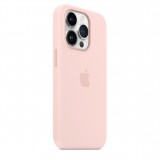 Coque iPhone 13 Pro Max - Apple silicone soft touch MagSafe - Rose clair