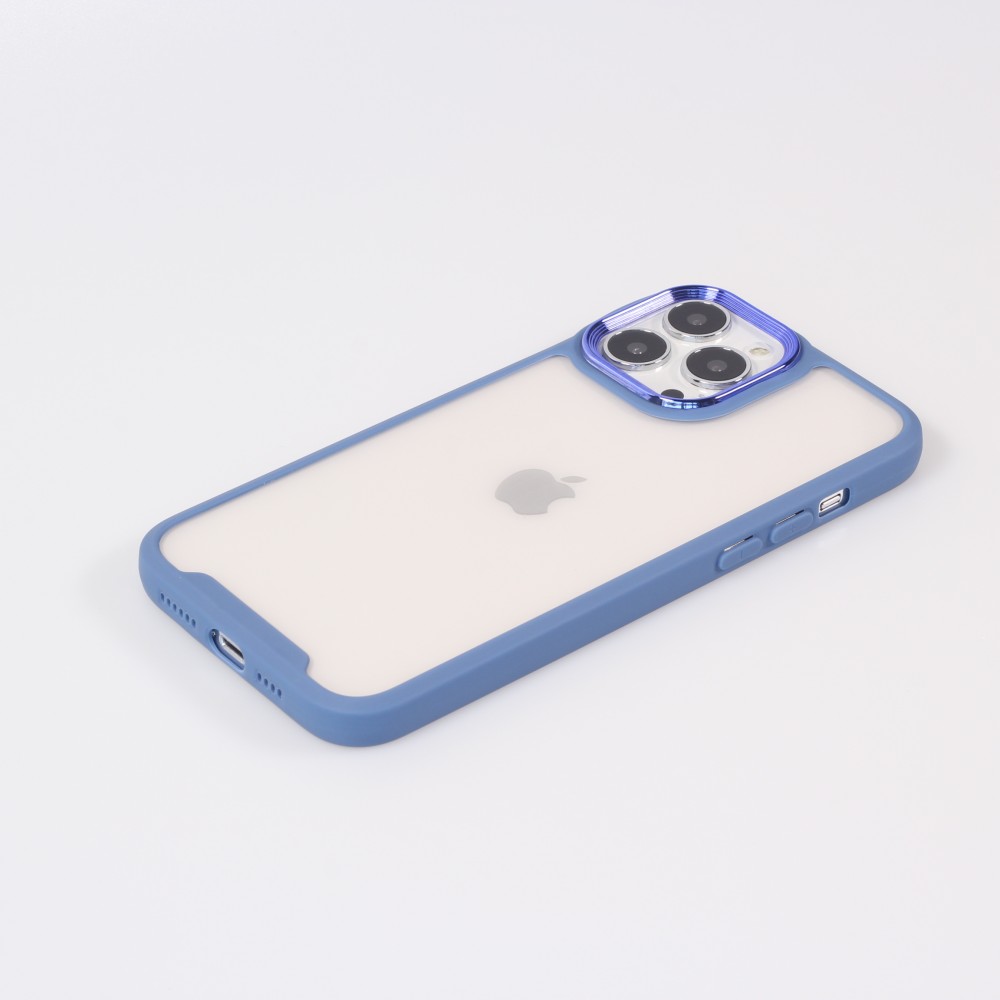 iPhone 13 Pro Max Case Hülle - Fashion Case Pro Camera 360° protection Silikon - Blau