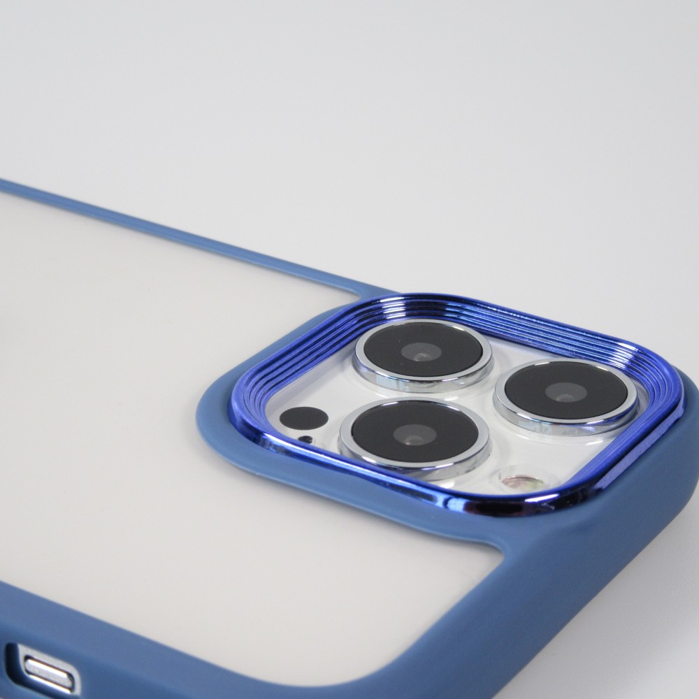iPhone 13 Pro Max Case Hülle - Fashion Case Pro Camera 360° protection Silikon - Blau