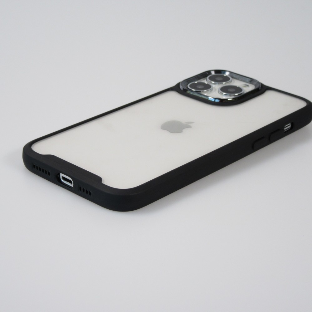iPhone 13 Pro Max Case Hülle - Fashion Case Pro Camera 360° protection Silikon - Schwarz