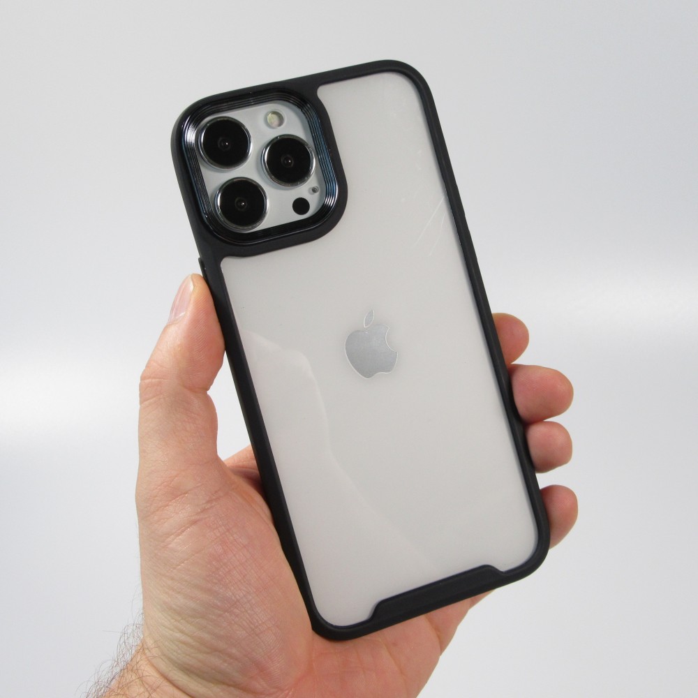iPhone 13 Pro Max Case Hülle - Fashion Case Pro Camera 360° protection Silikon - Schwarz