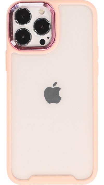 iPhone 13 Pro Max Case Hülle - Fashion Case Pro Camera 360° protection Silikon - Hellrosa