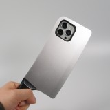 iPhone 13 Pro Max Case Hülle - Grosses Küchenmesser mit Griff - Silber