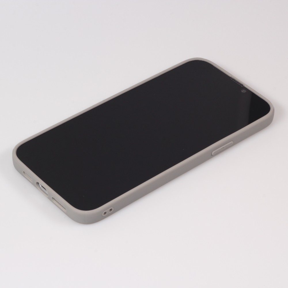 Coque iPhone 13 Pro Max - Silicone Mat - Gris