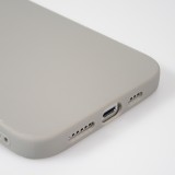 Coque iPhone 13 Pro Max - Silicone Mat - Gris
