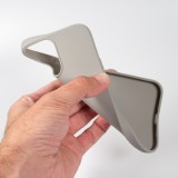 Coque iPhone 13 Pro Max - Silicone Mat - Gris